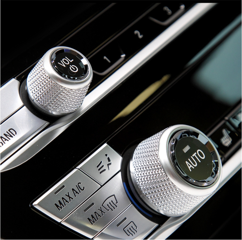 3x Upgraded Interior Look AC Volume Button Crystal Knob for BMW 5 G30 2018-2021 - Bild 8 von 14