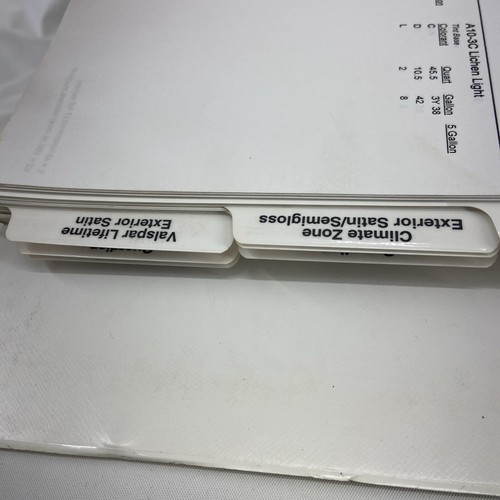 Lot of 3 Commercial Valspar Paint Formula Spectrum Books Chart Mixing - Picture 10 of 15