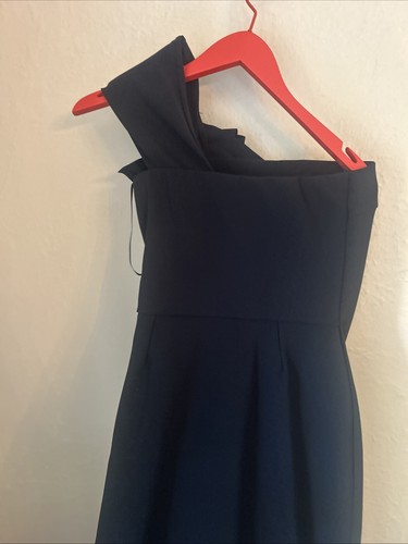 Chiara Boni La Petite Robe Nicholasa One Shoulder Long Gown Dress Black 38/US2 - Picture 13 of 13