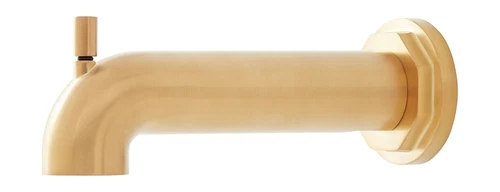 Signature Hardware 449785 Greyfield 7-1/8" Integrated Diverter Tub Spout - Ch... - Picture 3 of 6