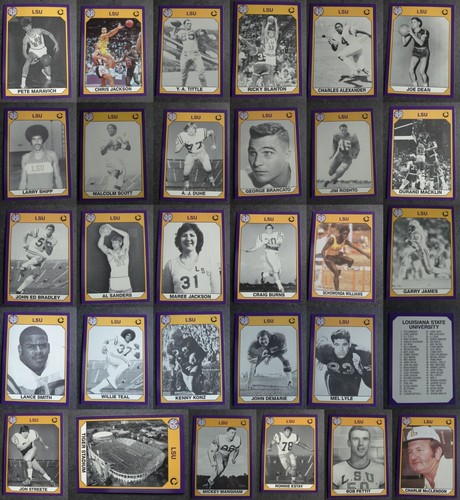 1990 Collegiate Collection LSU Tigers Football Complete Your Set U You Pick - Picture 1 of 415