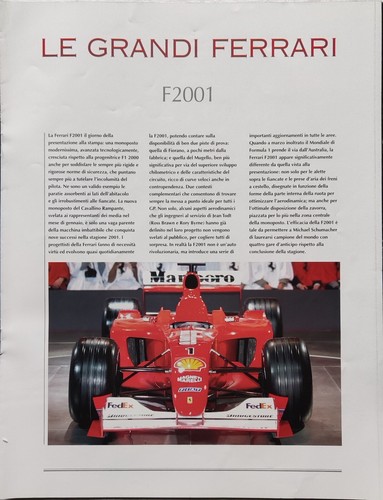 FERRARI F1 2001 n1 1:43 Michael Schumacher W.CH.+ Fascicolo n40 nuova mai aperta - Foto 7 di 8