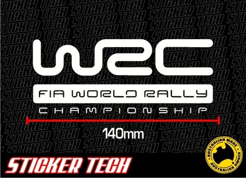 WRC FIA WORLD RALLY CHAMPIONSHIP STICKER DECAL TO SUIT SUBARU TURBO WRX STI JDM - 第 1/2 張圖片