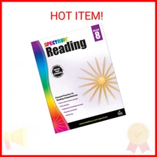 Spectrum Grade 8 Reading Workbook, Middle School Books With Nonfiction and Ficti