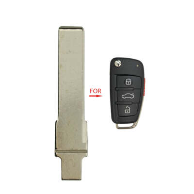 2005 - 2015 New Uncut Blank Blade Insert Flip Key Replacement for Audi - HU66