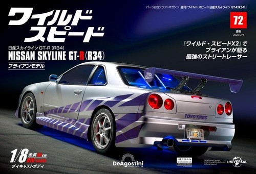DeAGOSTINI Fast & Furious Nissan Skyline GT-R (R34) 1:8 Vol. 001 - 083 w/ części - Zdjęcie 284 z 331
