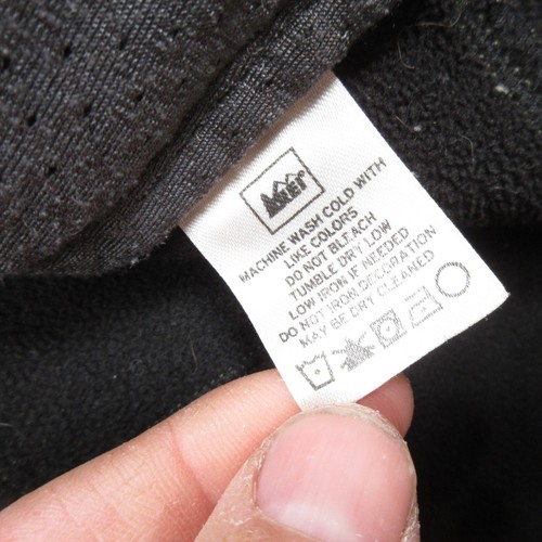 REI Jacket Mens Large Green Nylon Stretchy Fleece Coat Long Sleeve Full Zip - Picture 6 of 11
