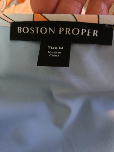 BOSTON PROPER Boho Festival Floral Tiered Ankle Length Dress Size Medium - Picture 11 of 14