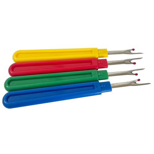 4pcs Handle Seam Ripper Stitch Unpicker Thread Cutter DIY Remover Sewing Tool - Picture 9 of 21