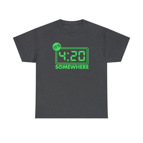 It's 420 Somewhere | Unisex | Heavy Cotton | T-Shirt | Weed | Marihuana - Bild 24 von 37