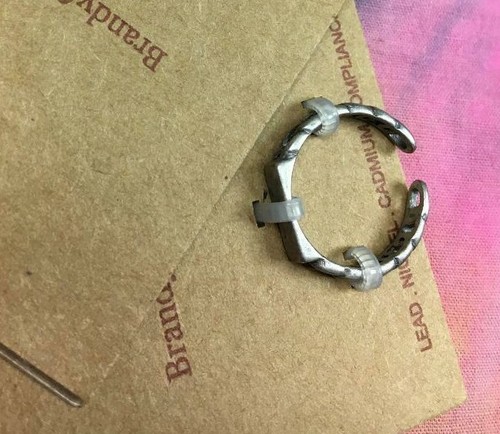 Brandy Melville Jewelry Bundle Lot silver bracelet ring earrings necklace - Picture 3 of 36