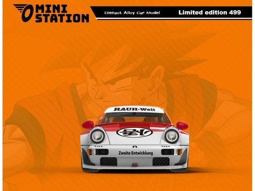 PORSCHE RWB Dragon Ball Z - Sun Wu Kong - Mini Station 1:64 - Foto 6 di 6