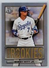 2022 Bowman Platinum Renowned Rookies #RR-13 Bobby Witt Jr. RC Royals