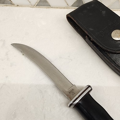 1972-86 Vintage Buck USA 118 Personal Knife W/ Original Sheath Nice Condition - Picture 3 of 18