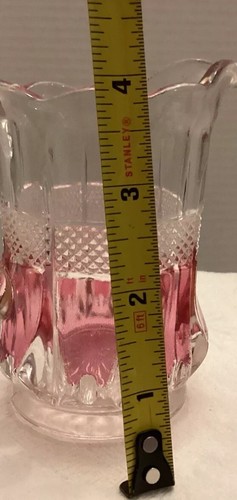 ATQ US Glas Milchkännchen 15071 Virginia OMN Ruby State Serie 1901 EAPG UV Glow - Bild 7 von 9