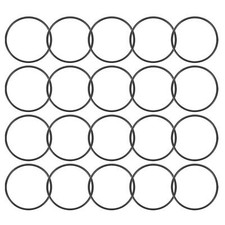 20 Pcs 34mm x 1.5mm Rubber O-rings NBR Heat Resistant Sealing Ring Grommets