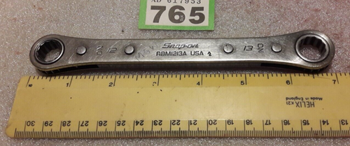 SNAP ON 12 13 MM DOUBLE RING RATCHET SPANNER RBM1213A - 第 2/10 張圖片