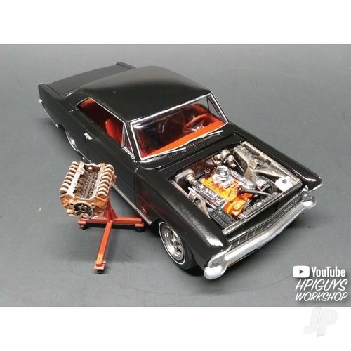 AMT 1966 Chevy Nova SS 2T 1/25 Plastic Car Build Kit AMT1198M/12 Fast UK P&P - Picture 12 of 12