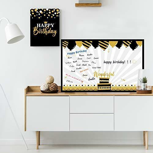 Tarjeta de felicitación gigante de fiesta de cumpleaños Jumbo libro de invitados fiesta de feliz cumpleaños - Imagen 6 de 7