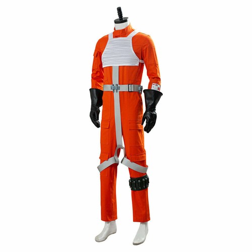 NEW Star Wars X-WING Rebel Pilot Cosplay Costume Jumpsuit Uniform Outfit - Picture 3 of 6