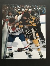 JOHN WENSINK AUTOGRAPHED 8 X 10 FIGHTING PHOTO  C.O.A.