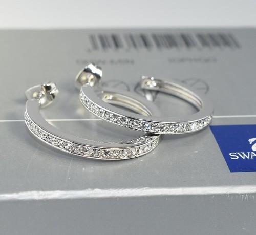 Rose / White /yellow Gold Filled made with Swarovski Crystal Earring or Necklace - Picture 3 of 53