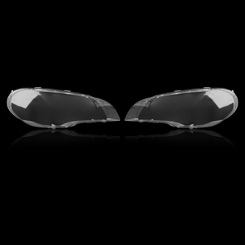 Front Left & Right Headlight Lampshade Lens Covers Fit For 2007-2013 BMW X5 E70 Foto 2 de 4