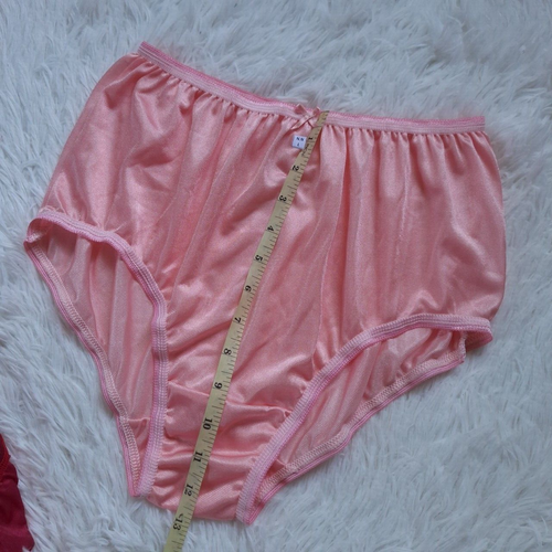 12 Underwear Women Light Nylon Pantie Silky Soft Smooth Briefs Waist30-36"Size L - Picture 8 of 10
