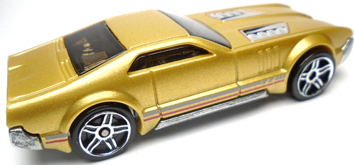 2007 HOT WHEELS CCM COUNTRY CLUB MUSCLE GOLD 1:64 DIECAST 3 1/8" CAR RED SILVER - Picture 4 of 6