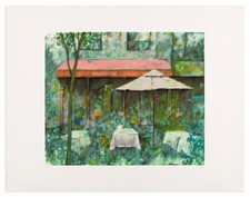 Giuseppe Giorgi (Borbona, 1950) Serigrafia Opera Grafica Firmata cm 70 x 89,5