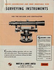 Original Fennel Kassel Surveying Instruments 4-Page Sales Ad Brochure