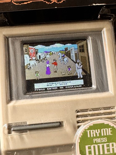 BRAND NEW THE OREGON TRAIL Electronic Handheld Retro Classic Computer Video Game - Picture 5 of 8