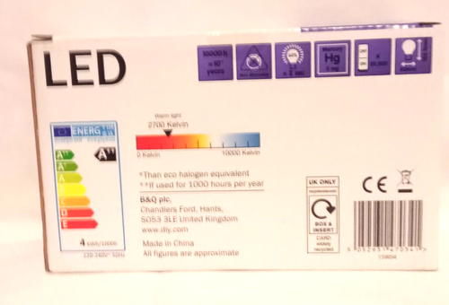 LED Glühbirnen B22 4W Halogen 470 Lumen = 40W 6 Stück Leuchtmittel - Bild 5 von 5