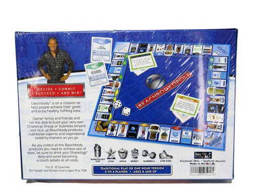Beachbodyopoly Health Fitness Lovers Board Game - Picture 2 of 7