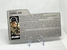 Vintage Original Cobra GI Joe ARAH 1987 Tunnel Rat V.1 Retail File Card