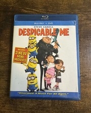 Despicable Me Blu-ray  DVD - Steve Carell  3 Minion Mini Fun Movies Free Ship