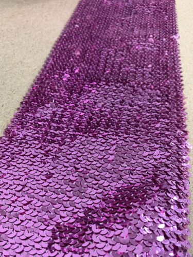 Rosa Pailletten elastisch Stretchborte 6" Tanz Kostüme Mode Schneiderei Handwerk - Bild 4 von 6