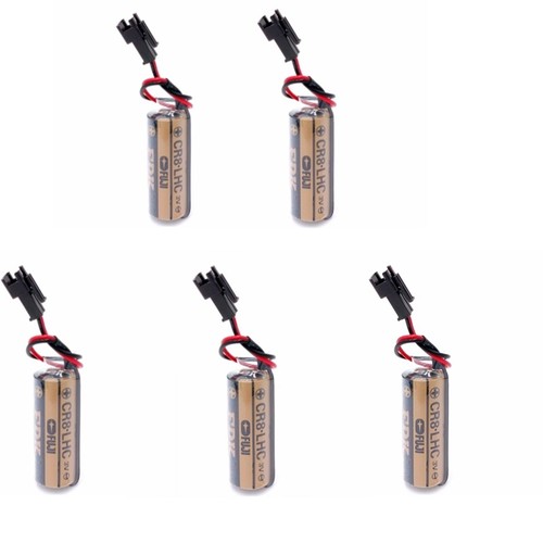 5 Pack CR8.LHC FUJI FDK 17450 3V Battery PLC Power Source Water Meter Battery - Picture 1 of 5