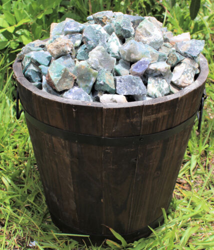 10 Natural Rough Moss Agate Crystals (Raw Agate, Crystal Healing) - Bild 8 von 9