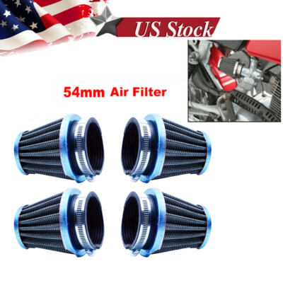 4x 54mm Air Filter Pod For Honda CB1000C 1983 CB750K 79-82 CB900F 81-82 CB900C