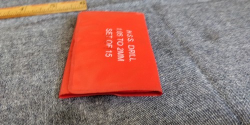 NOS 15pc HSS High Speed Steel Micro Index Drill Bit Set 1.05mm-2mm - Picture 8 of 9