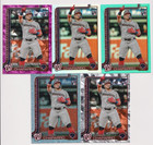 (5) DIFF Andres Chaparro 2025 TOPPS PINK + DIAMANTE + AQUA + GLITTER + RC LOT