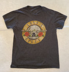 Guns and Roses T Shirt 38” Chest Mens S M Gray Pre owned No size tag