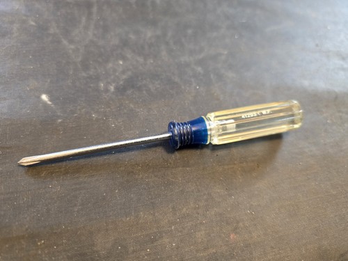 CRAFTSMAN Phillips #0 Screwdriver Clear Handle # 41297  WF USA - Picture 1 of 5