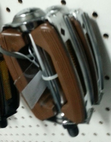 BROWN BICYCLE PEDALS BOW STYLE 1/2", STINGRAYS, CRUISER,BMX, CHOPPER - Picture 3 of 3