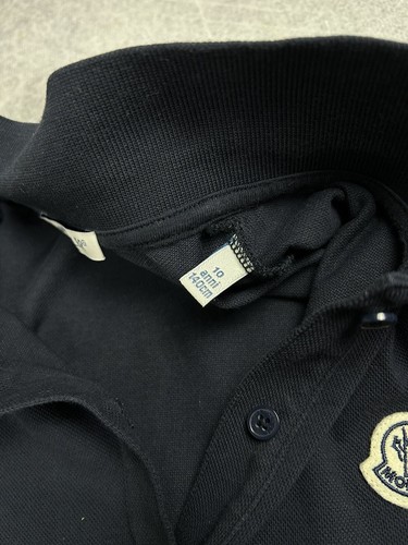 Moncler Midi Logo Dress Polo Shirt Kids Girls 140 cm (10 Years) Navy Blue - Picture 8 of 18