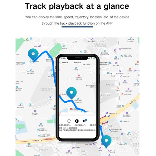 Mini GPS magnético localizador de automóviles en tiempo real rastreador GSM/GPRS dispositivo de rastreo de vehículos - Imagen 5 de 15