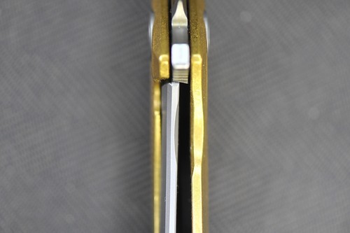 Kershaw Tumbler Brass Knife 4038BRZ New In Box - Picture 9 of 12