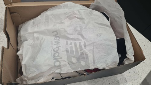 New Balance 550 Team Red White & Black UK 8.5 US 9🔥 FREE POST, rare colour, new - Picture 7 of 9