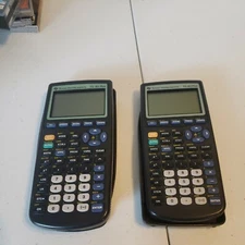 2XTexas Instrument TI-83 Plus Graphing Calculator AS IS For Parts or Repair Only